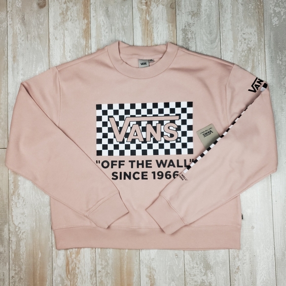 Vans Tops - Vans Checkerton Crop Sweatshirt